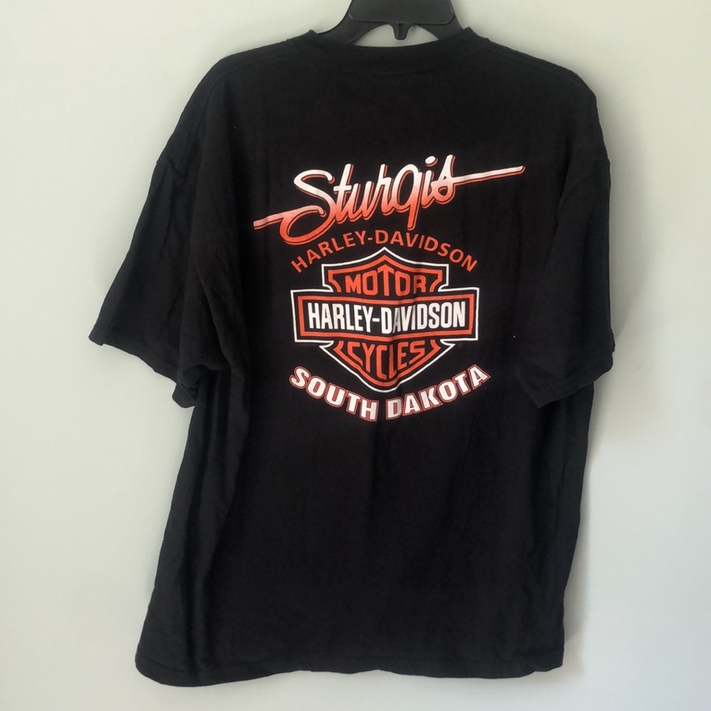 Harley Davidson Sturgis 2008 Black T Shirt - Picture 3 of 3